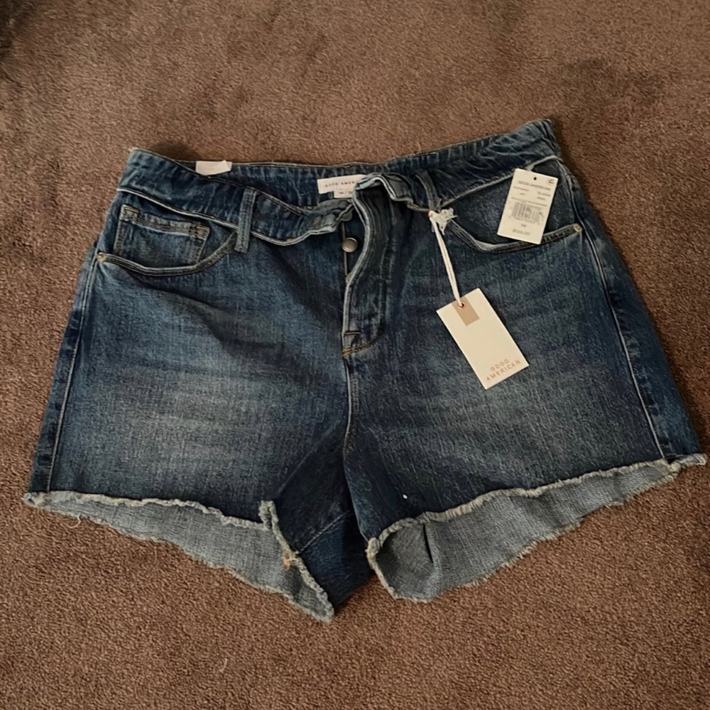 Good American Cutoff Jean Shorts